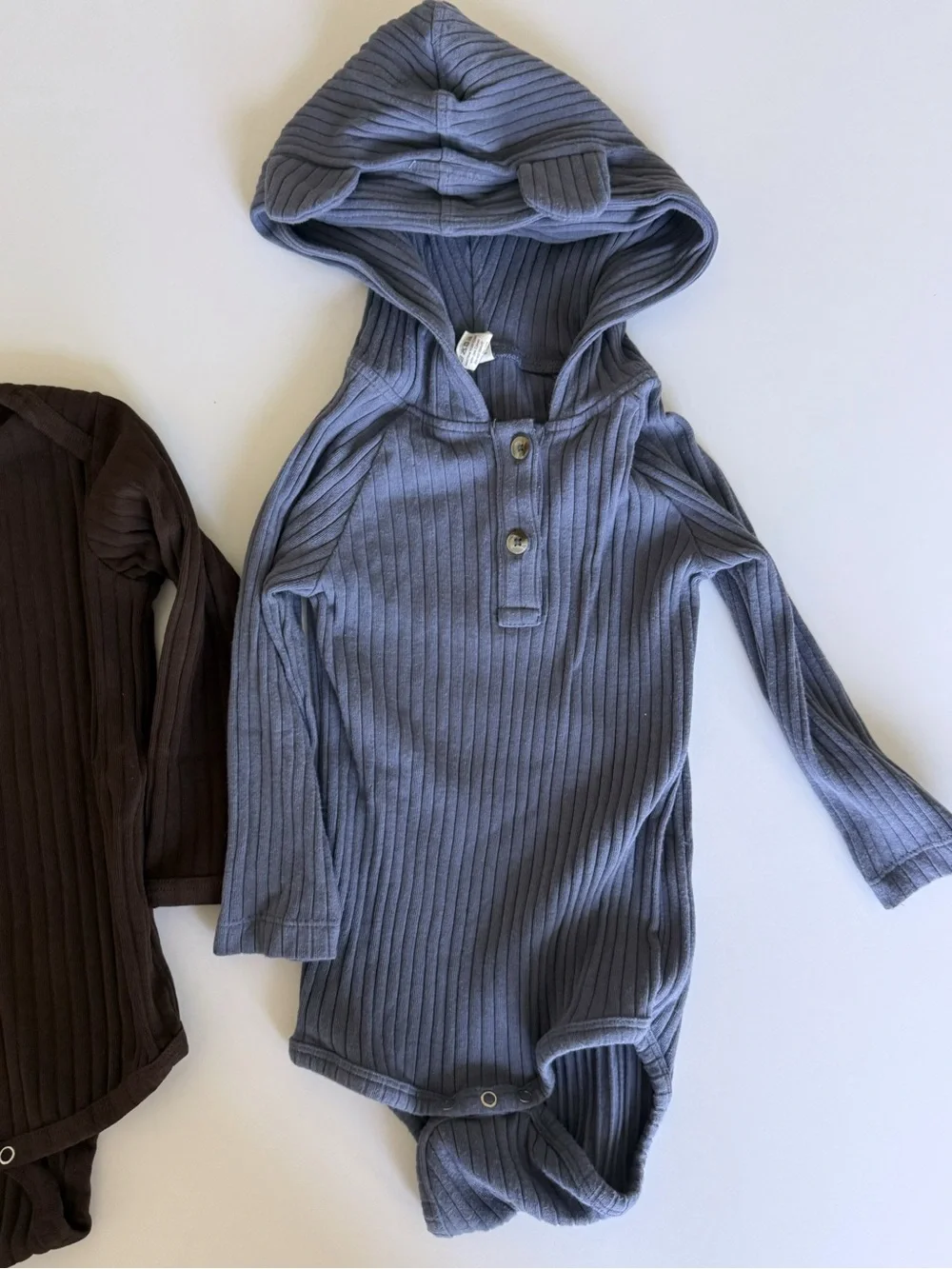 Kate Quinn Organics organic cotton wide rib bodysuit bundle 18-24 months